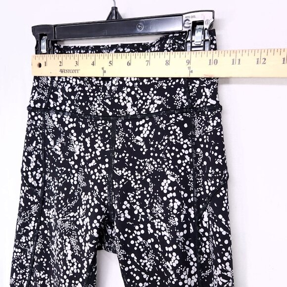 Lululemon Leggings Size 2 Yoga Pants 25" High Waist Polka Dots - Picture 9 of 13